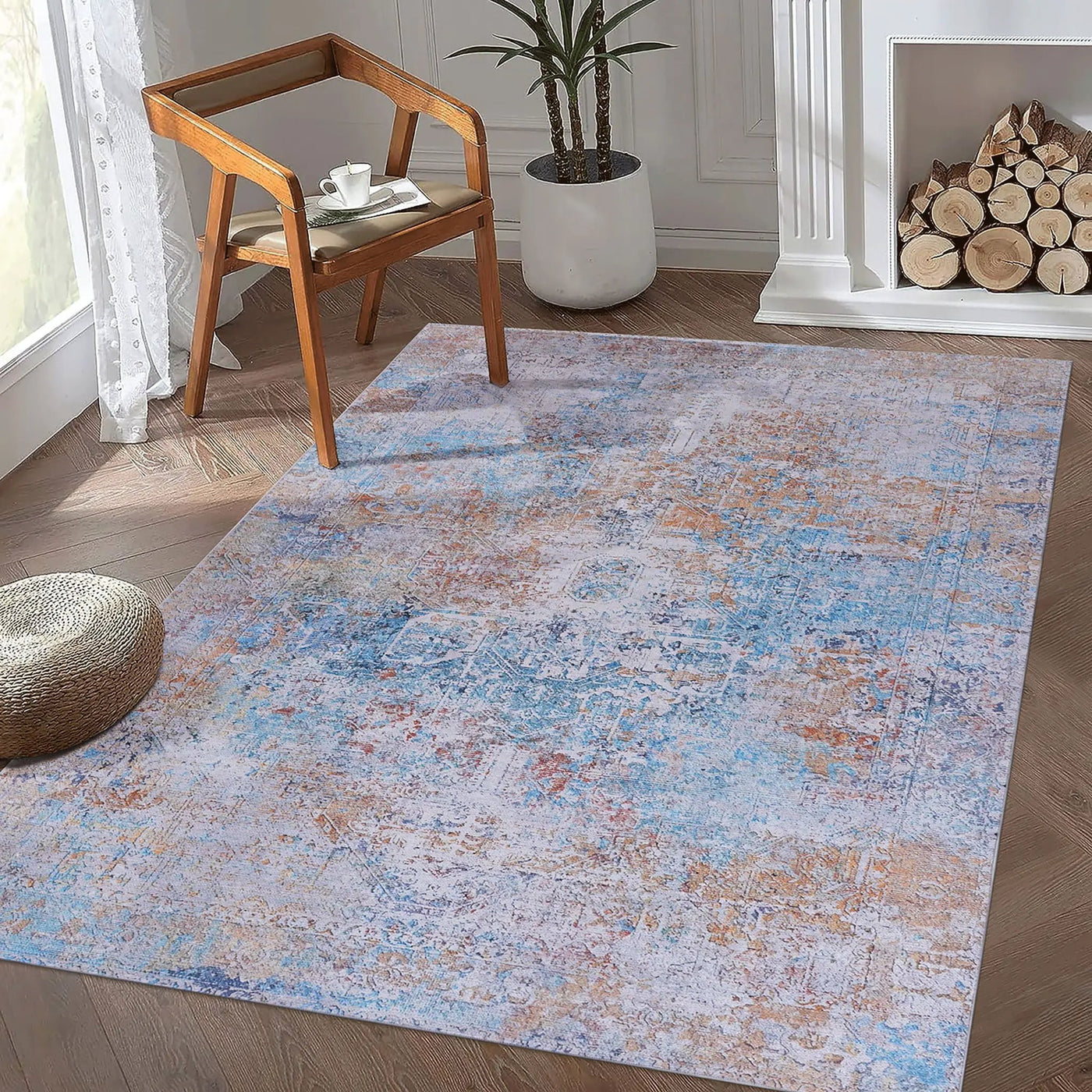 Maval - Unique Washable Area Rug by HouseOfZazla