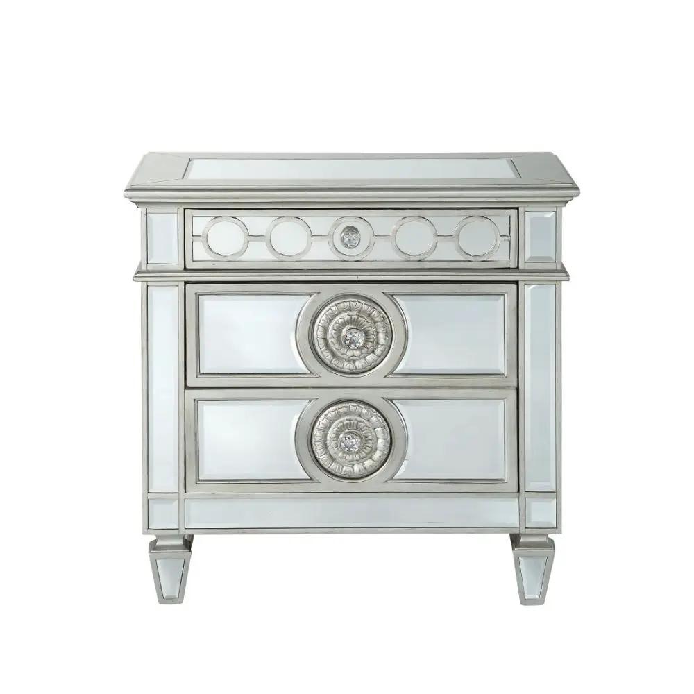 Varian - Nightstand - Mirrored by Unique Piece Furniture