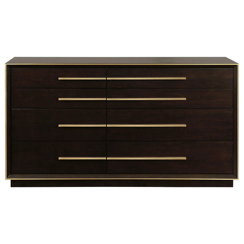 Durango 8-drawer Dresser Smoked Peppercorn by Unique Piece Furniture
