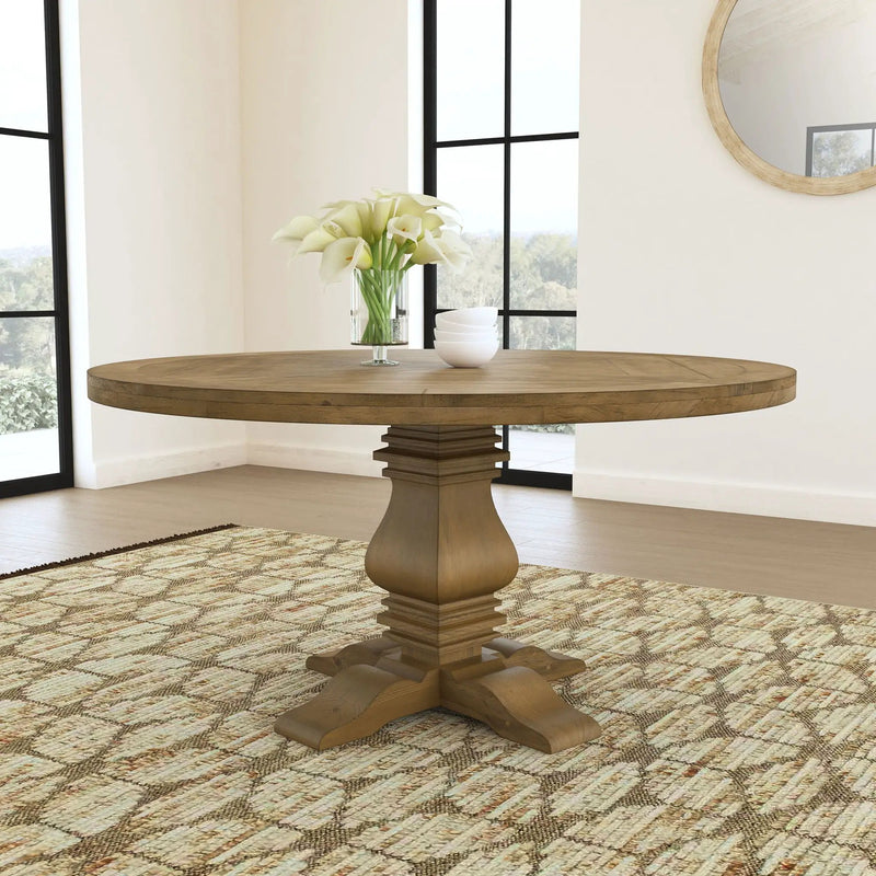 Rhea - Round Dining Table - Rustic by HouseOfZazla