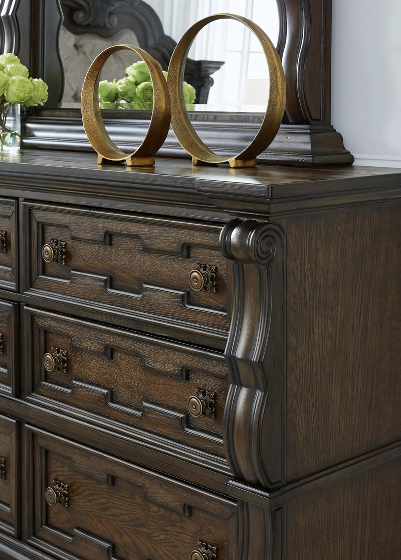 Maylee - Dresser - Dark Brown by Unique Piece Furniture