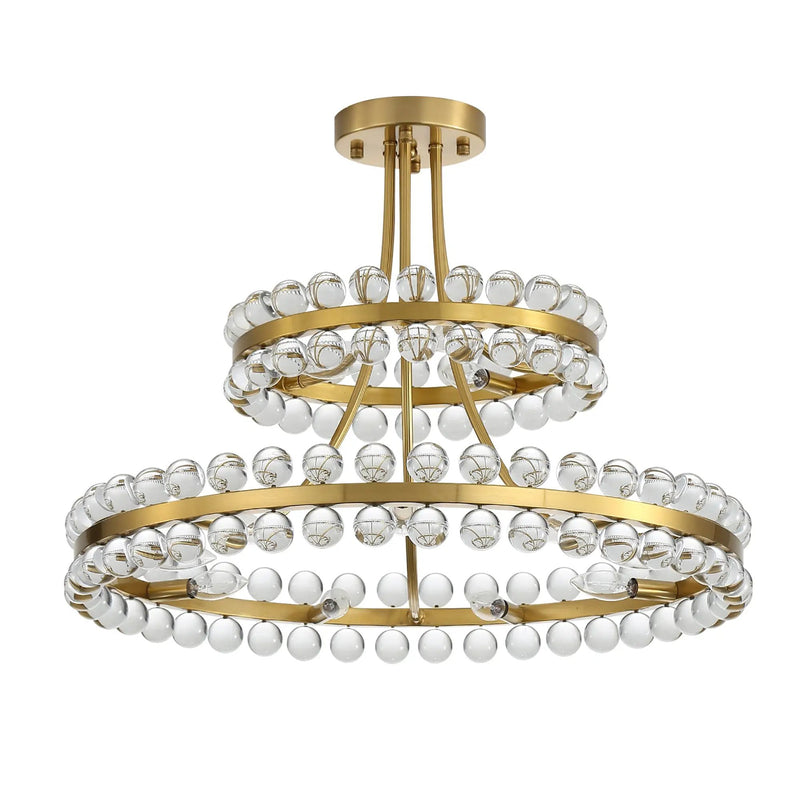27-Inch Luxury Crystal Ball Chandelier by HouseOfZazla