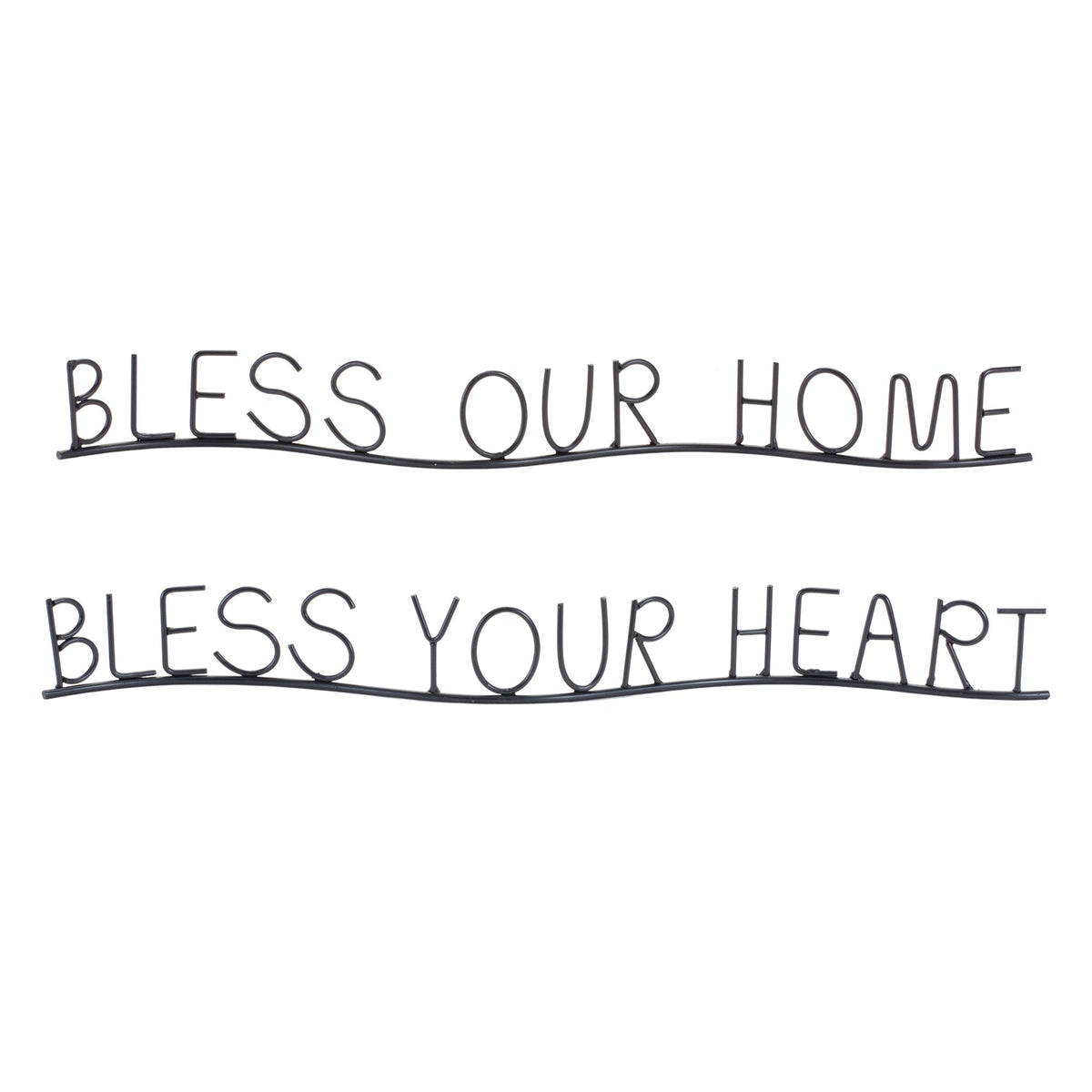 Bless our home and heart sentiment decor (set of 4), photo 2 of 2