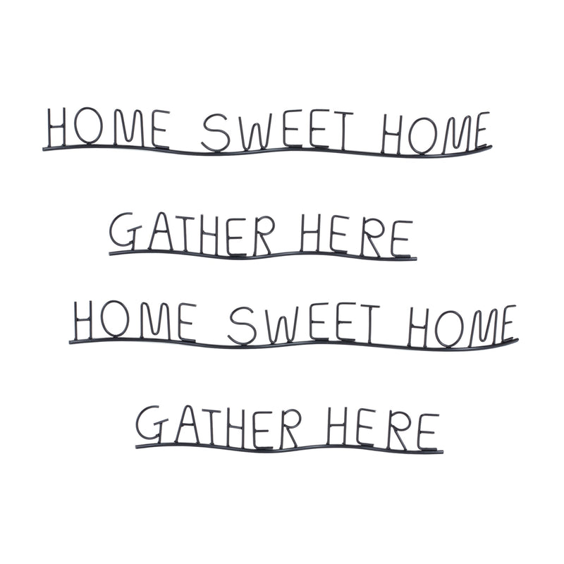 Gather and home sentiment decor (set of 4)