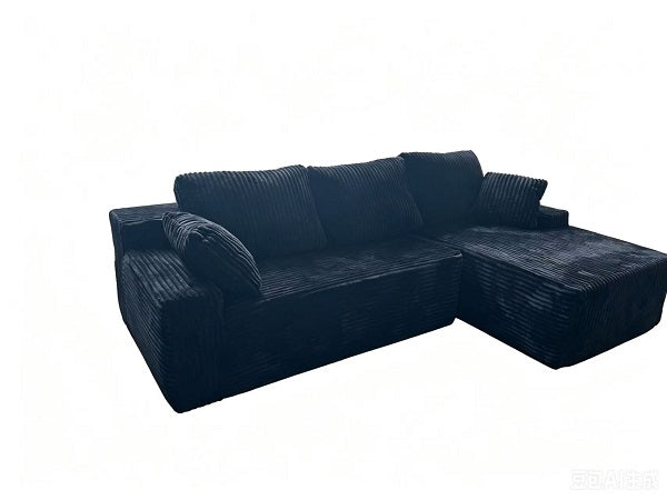 96" Compressed L-Shape Sofa by HouseOfZazla
