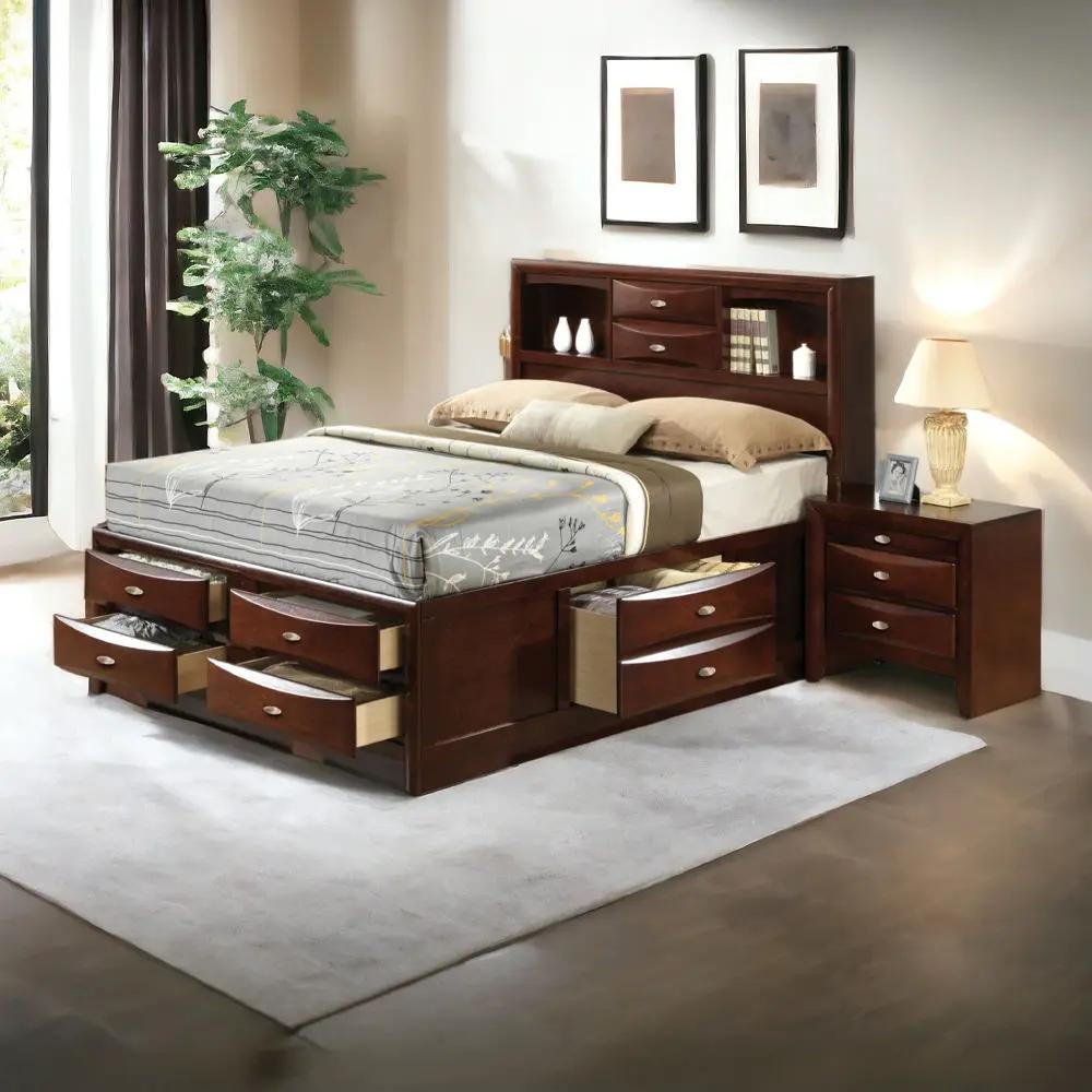 Ireland - Bed w/Storage by Unique Piece Furniture