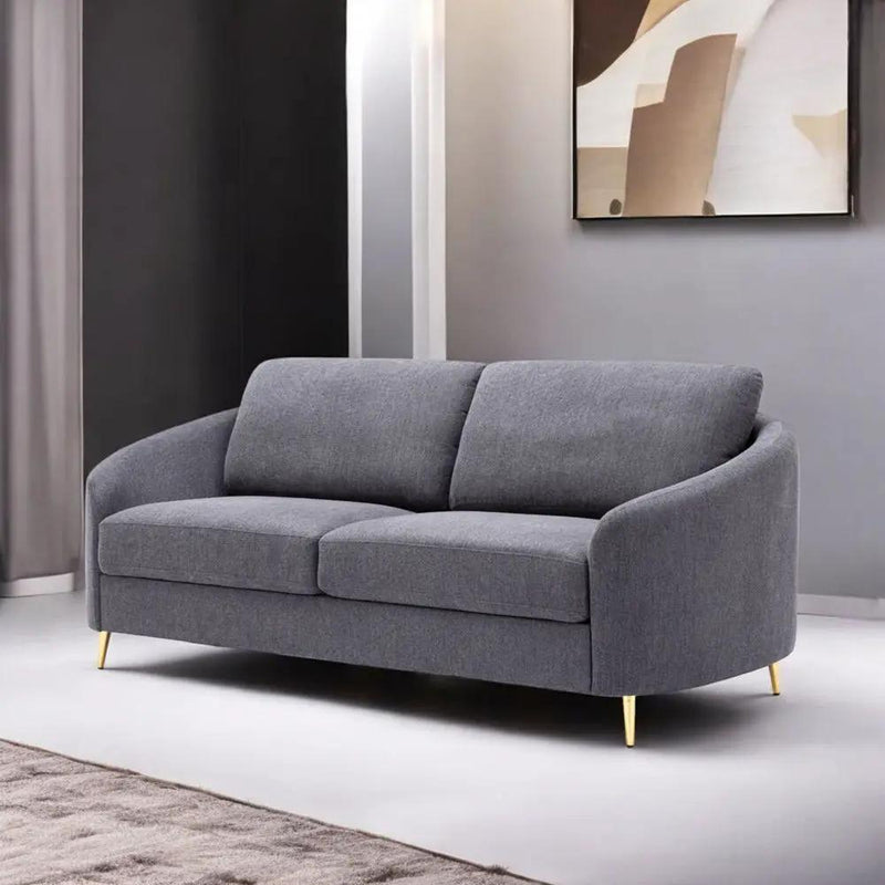 Yuina - Sofa - Gray Linen by Unique Piece Furniture