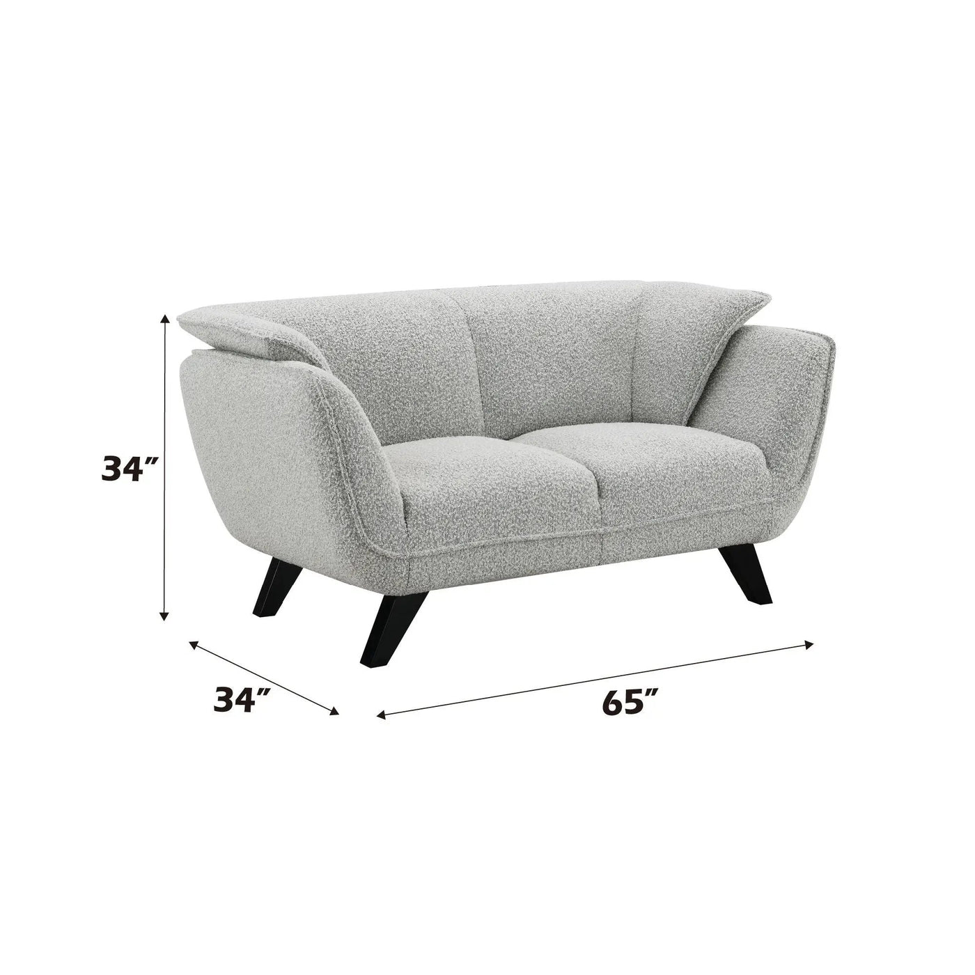 Nayeli Boucle Loveseat by HouseOfZazla