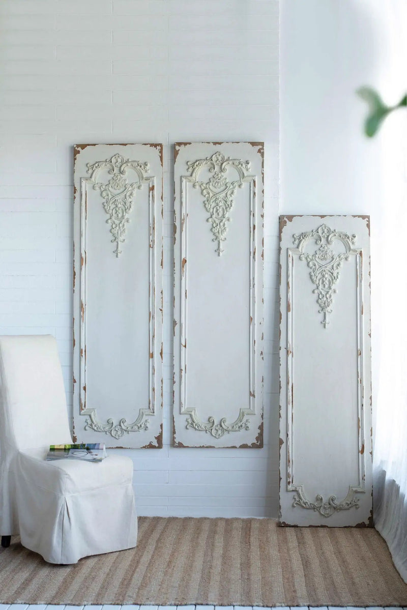 Set Of Large Wooden Rectangle Hanging Panels by HouseOfZazla