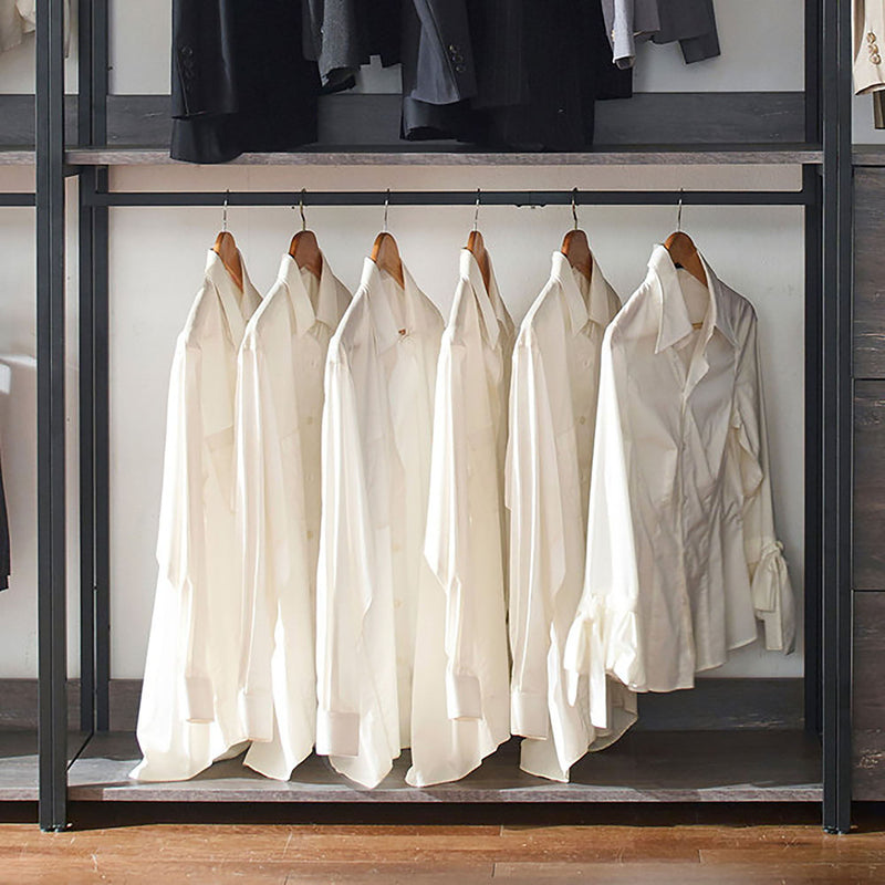 Monica - Walk-In Closet System With Spacious Drawer - Gray by HouseOfZazla