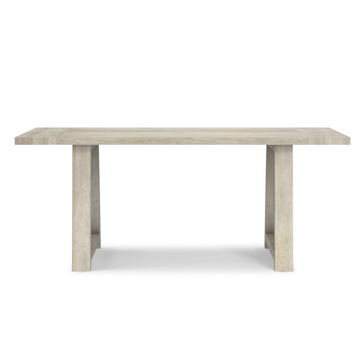 Whitley Dining Table with Sturdy Trestle Base - Light Brown, Dark Gray, White, Black, photo 32 of 40