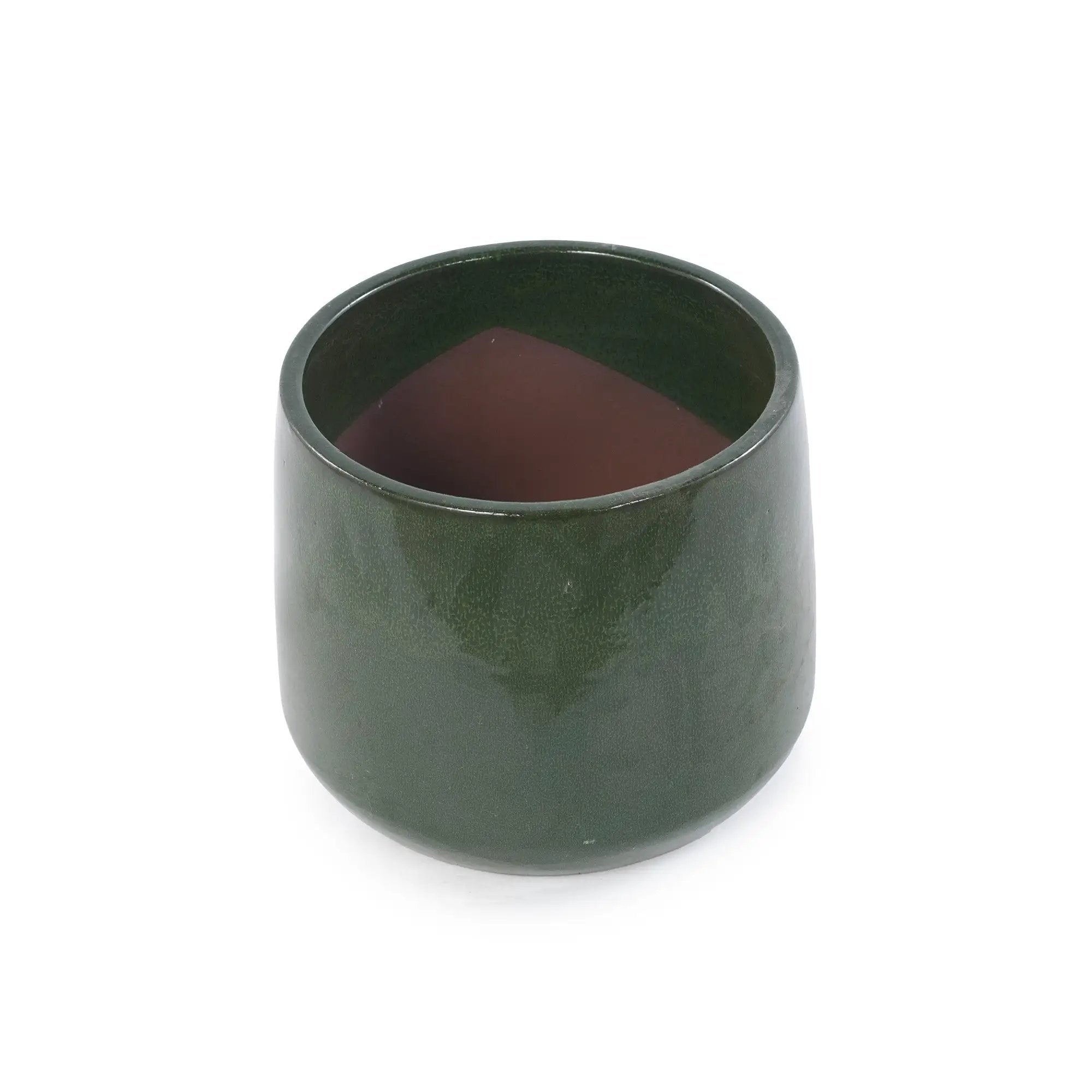 Handmade Solid Glazed Ceramic Planter Set of 4 by HouseOfZazla