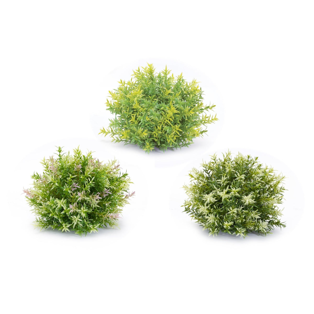 Varigated Mini Leaf Half Orb (Set of 6), photo 2 of 5