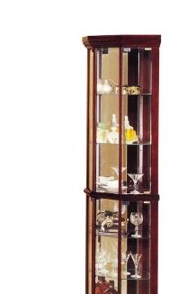 Huxley Curio Cabinet (Corner) - Cherry, photo 3 of 4