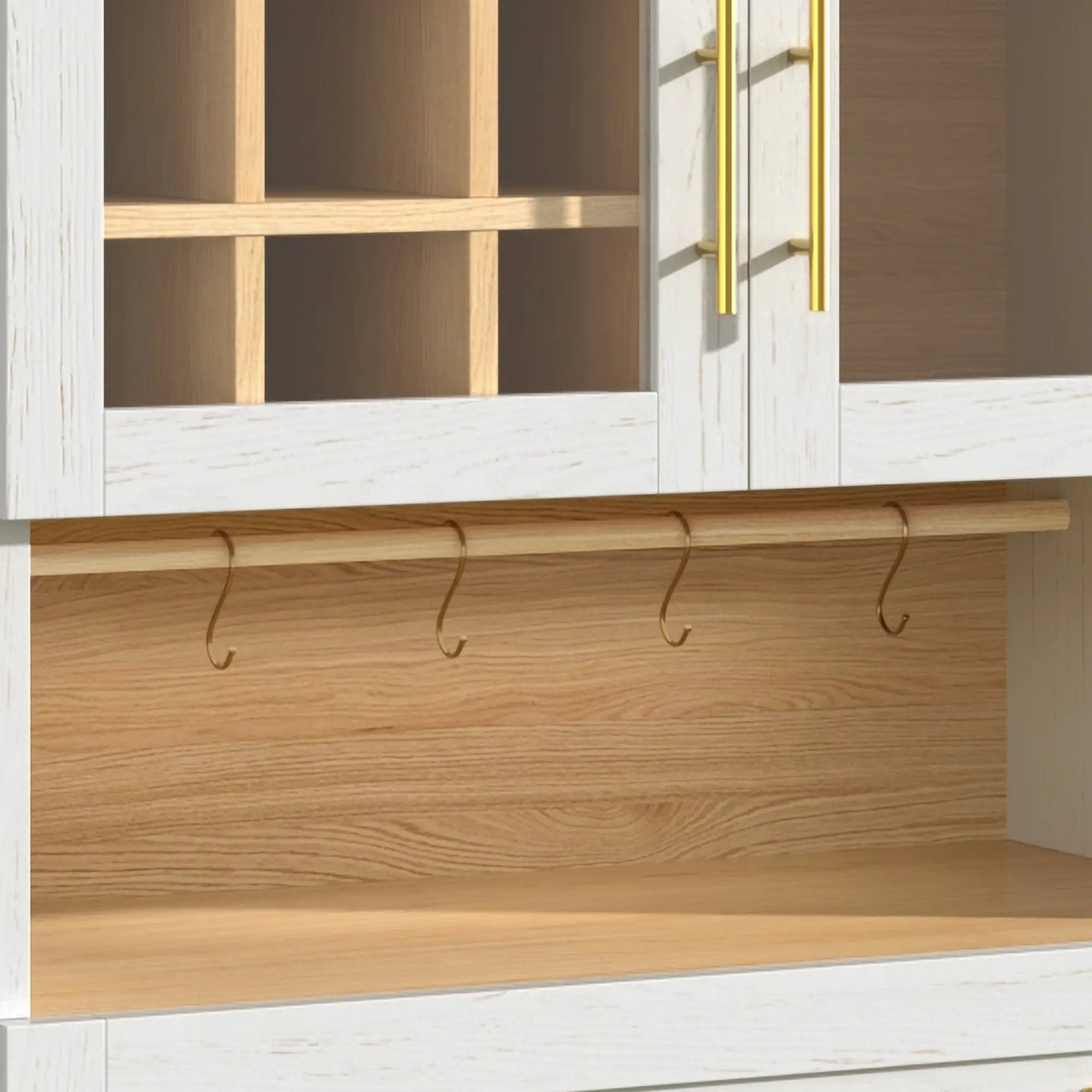 70" Tall Arched Bar Cabinet by HouseOfZazla