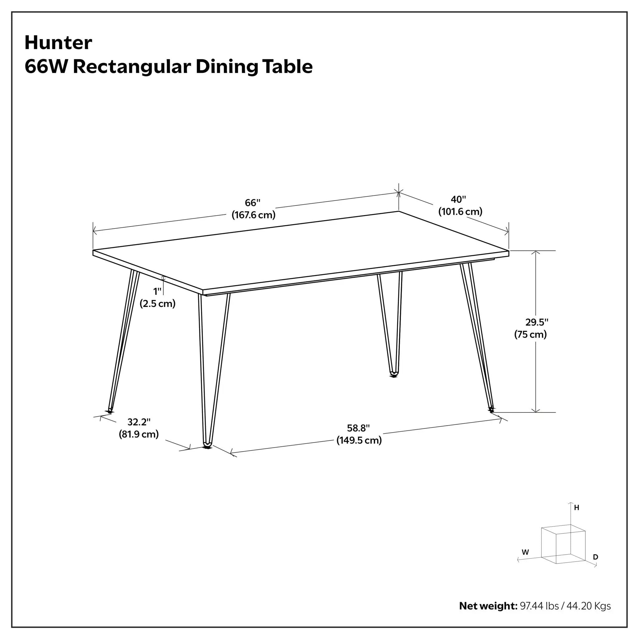 Hunter - Handcrafted Dining Table by HouseOfZazla