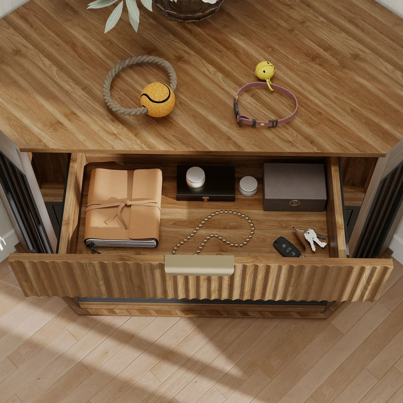Corner Dog Crate by HouseOfZazla