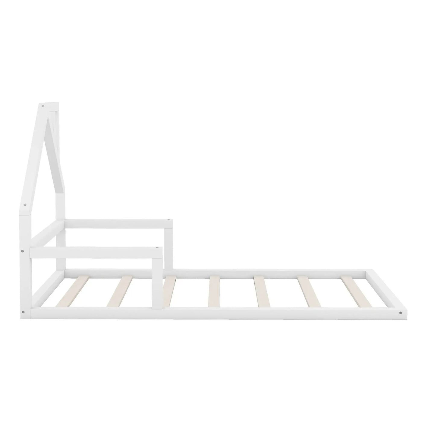 Floor Bed With House Shaped Headboard by HouseOfZazla