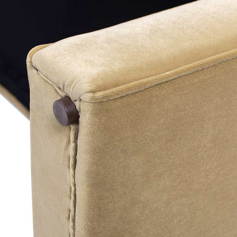 Mason 60.5" Arched Arm Bench with Bolster Pillows by HouseOfZazla