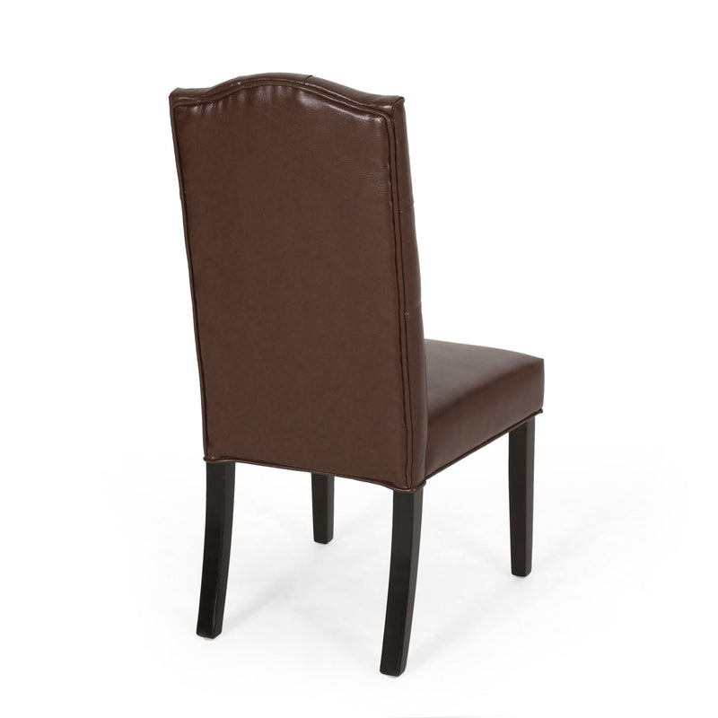 Harriet Tufted Dining Chair With Button Tufting And Diamond Stitching by HouseOfZazla