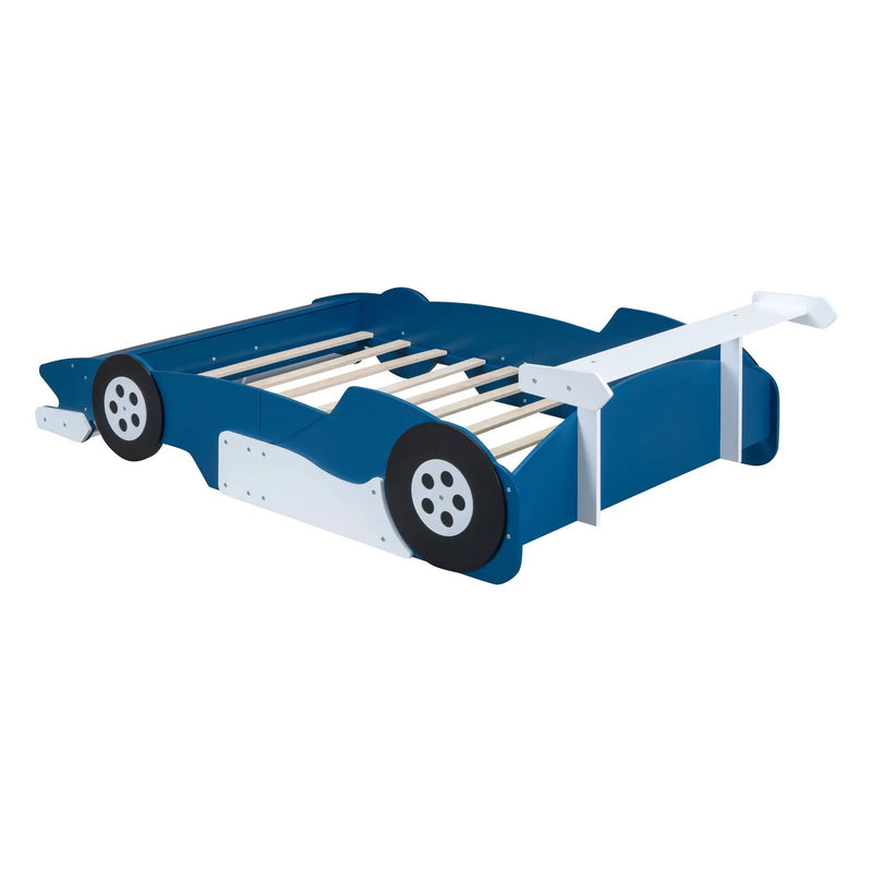 Race Car-Shaped Platform Bed With Wheels by HouseOfZazla