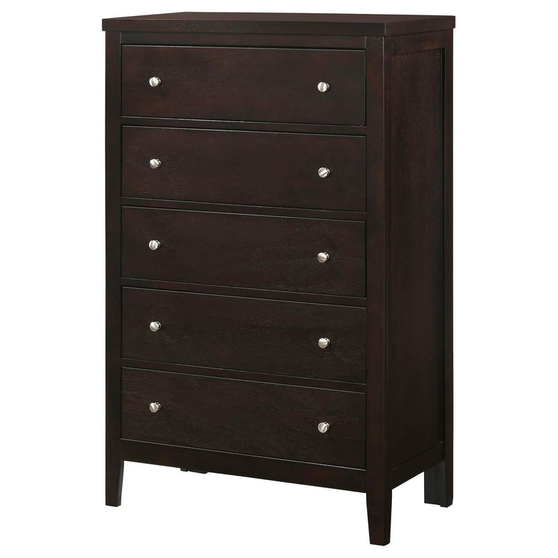 Payton - 5 Drawer - Cappuccino by HouseOfZazla