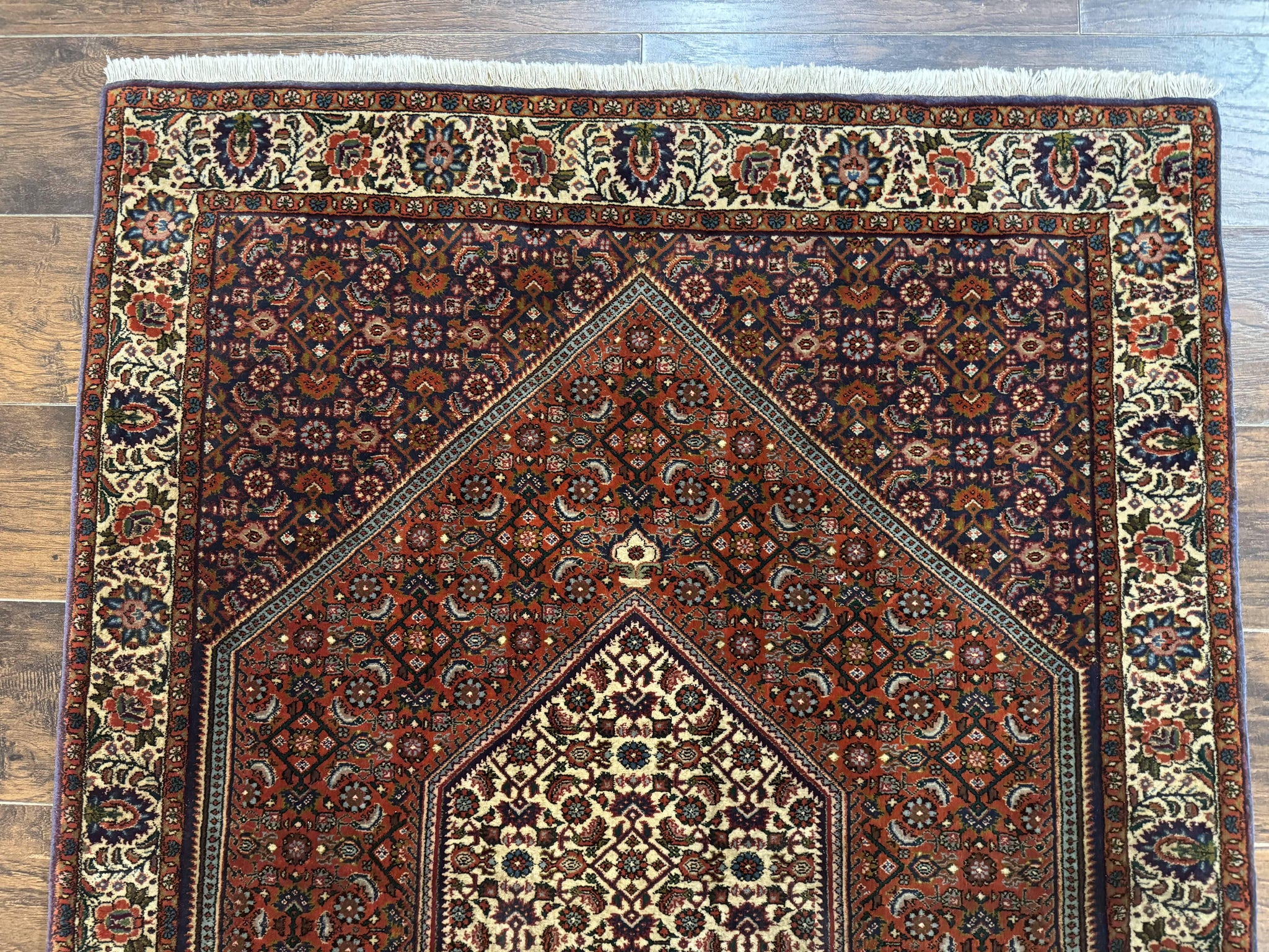 Persian Bidjar Rug 4x5, Fine 290 KPSI, Herati Pattern by Jewel Rugs