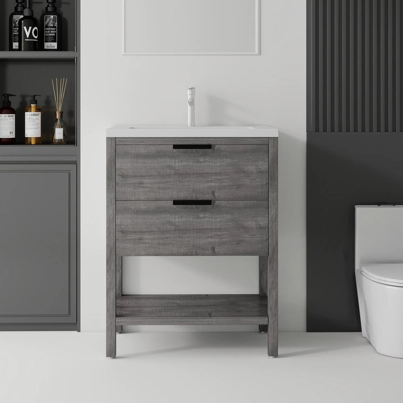 24 Inch Freestanding Bathroom Vanity with Sink by HouseOfZazla