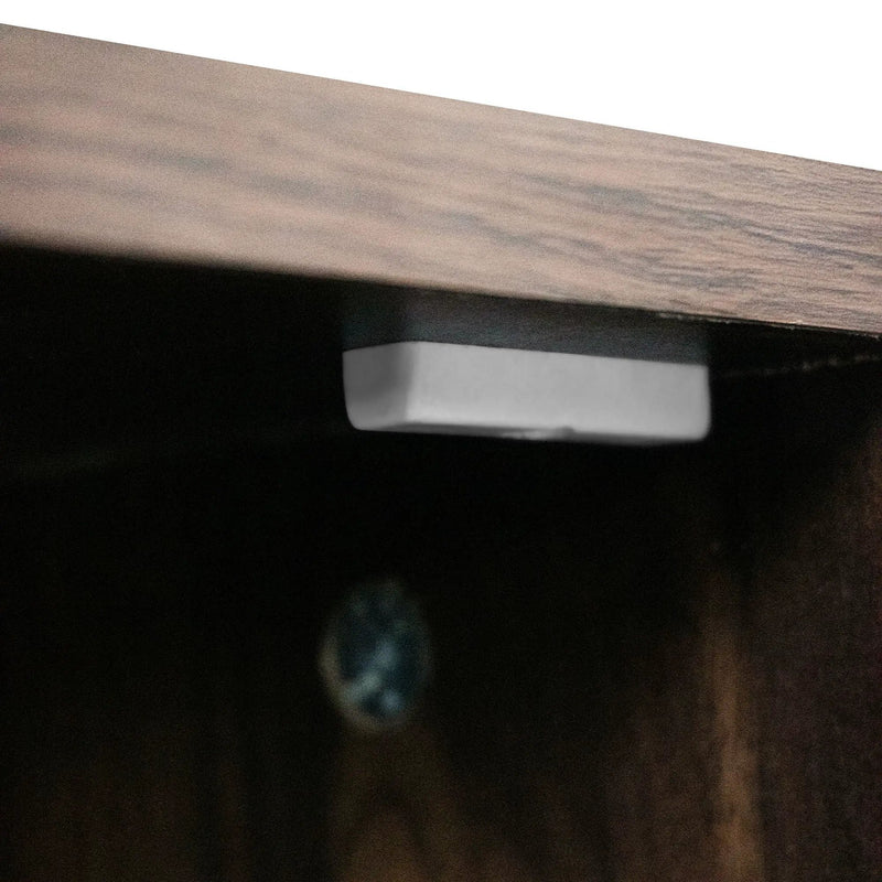 78" TV Stand With Storage Cabinets For Living Room - Walnut by HouseOfZazla