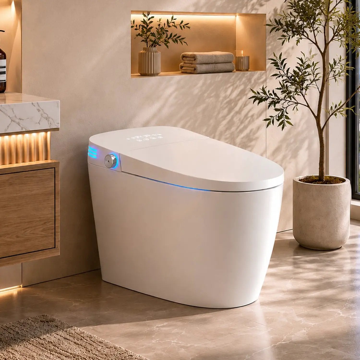 Smart Toilet With Bidet Built In by HouseOfZazla