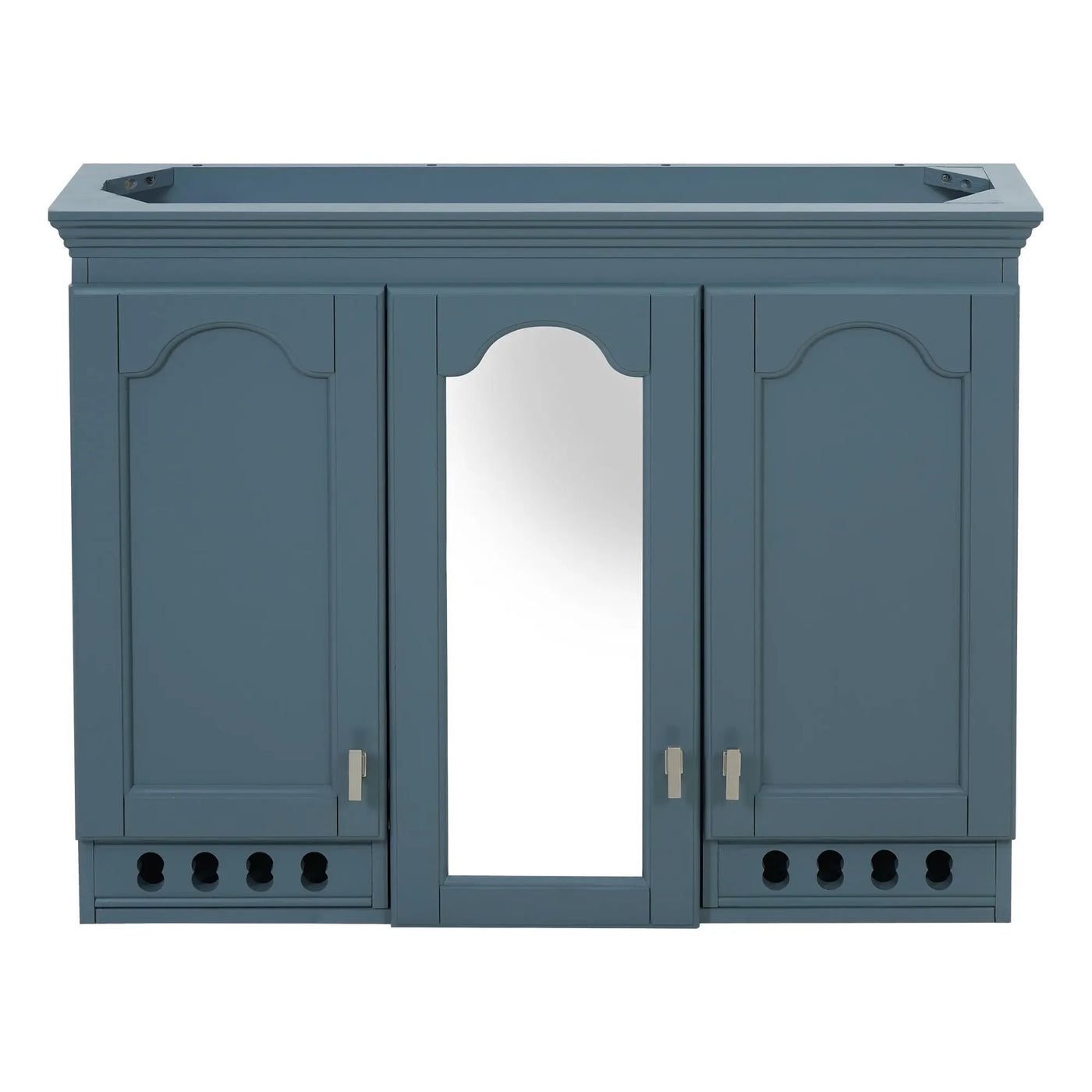 Wall Mount Mirror Cabinet With Adjustable Shelves, Soft Closing Hinges by HouseOfZazla