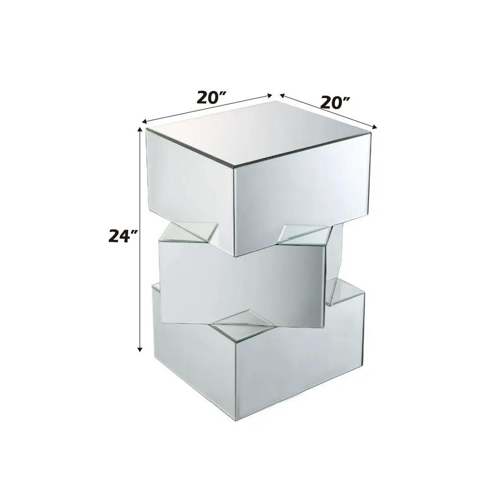 Dominic - 20" End Table - Mirrored by Unique Piece Furniture