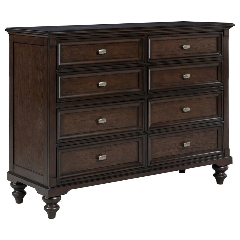 Andover 8-drawer Dresser Cabinet Dark Oak by Unique Piece Furniture