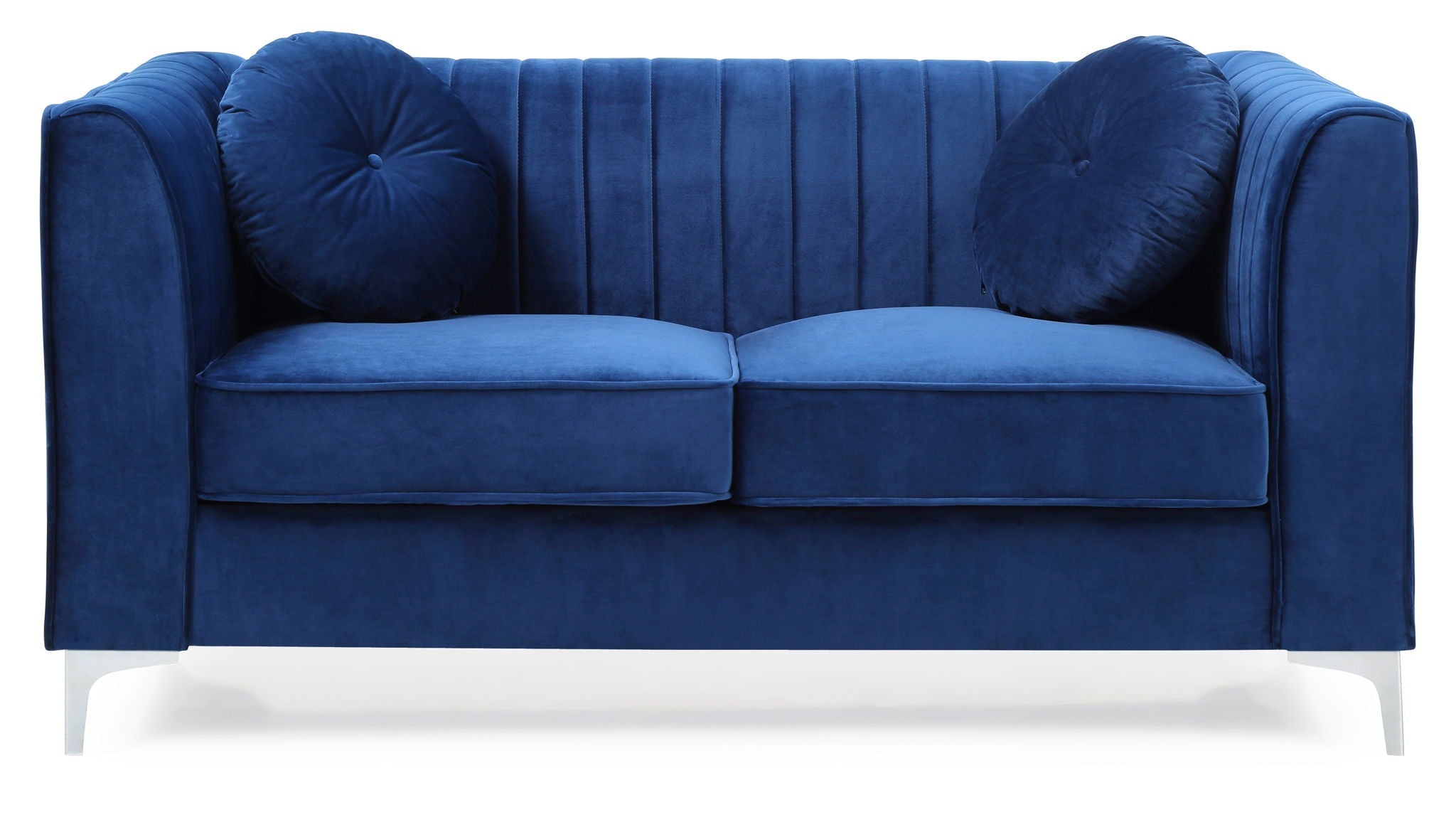 Glam Styled Micro Suede Loveseat by HouseOfZazla