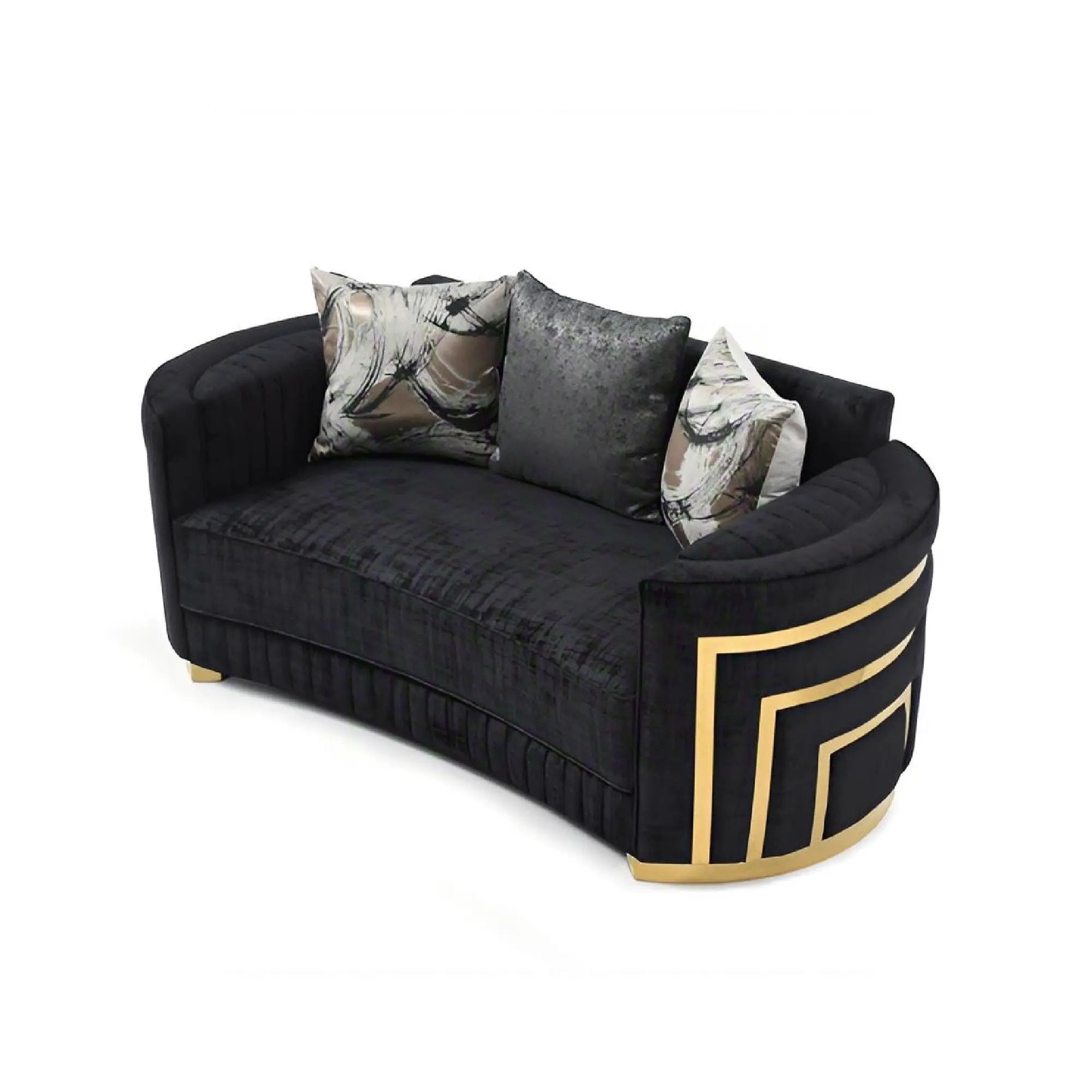 Soledad - Loveseat - Black by Unique Piece Furniture