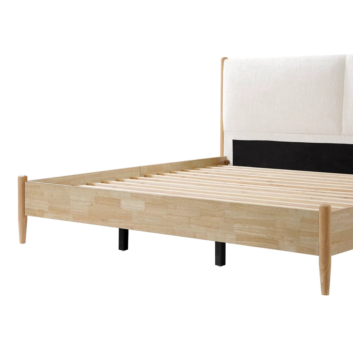 King Natural Wood Bed Frame, photo 9 of 10