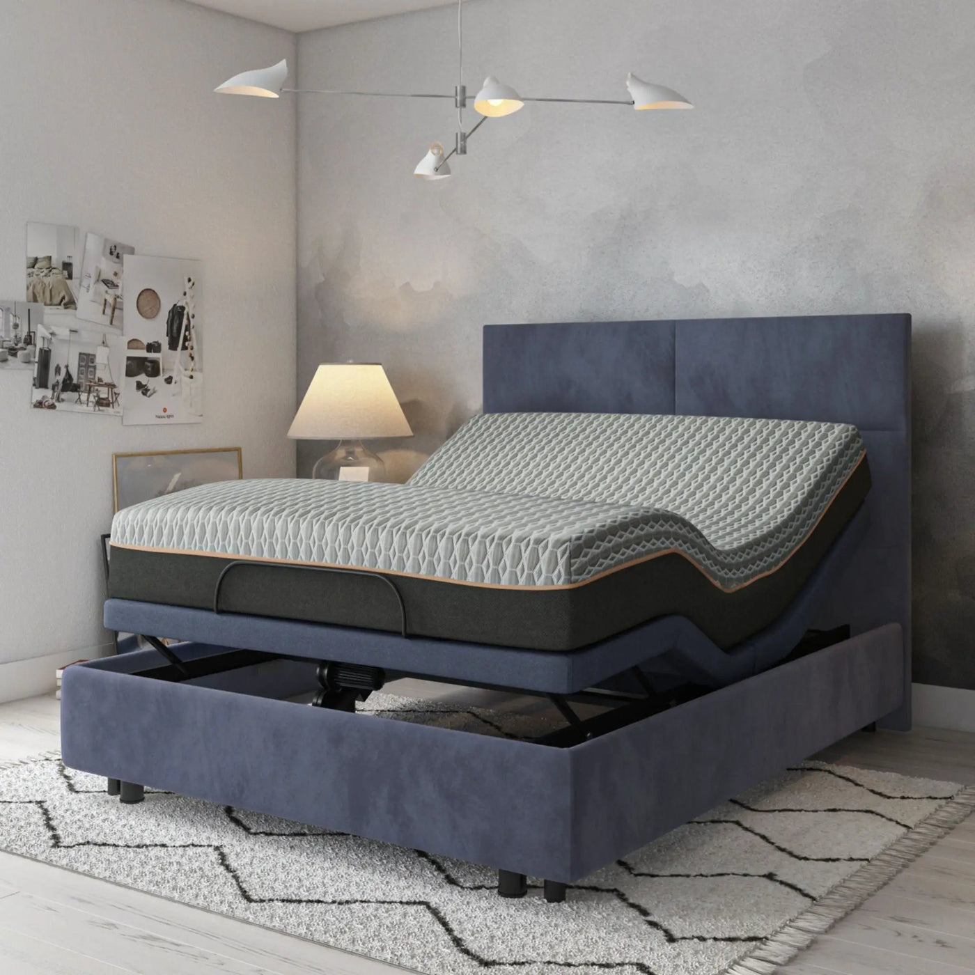 Copper Lux Hybrid - 14" Mattress With Copper Infused Contouring Memory Comfort Layer And Supportive Coil System by HouseOfZazla