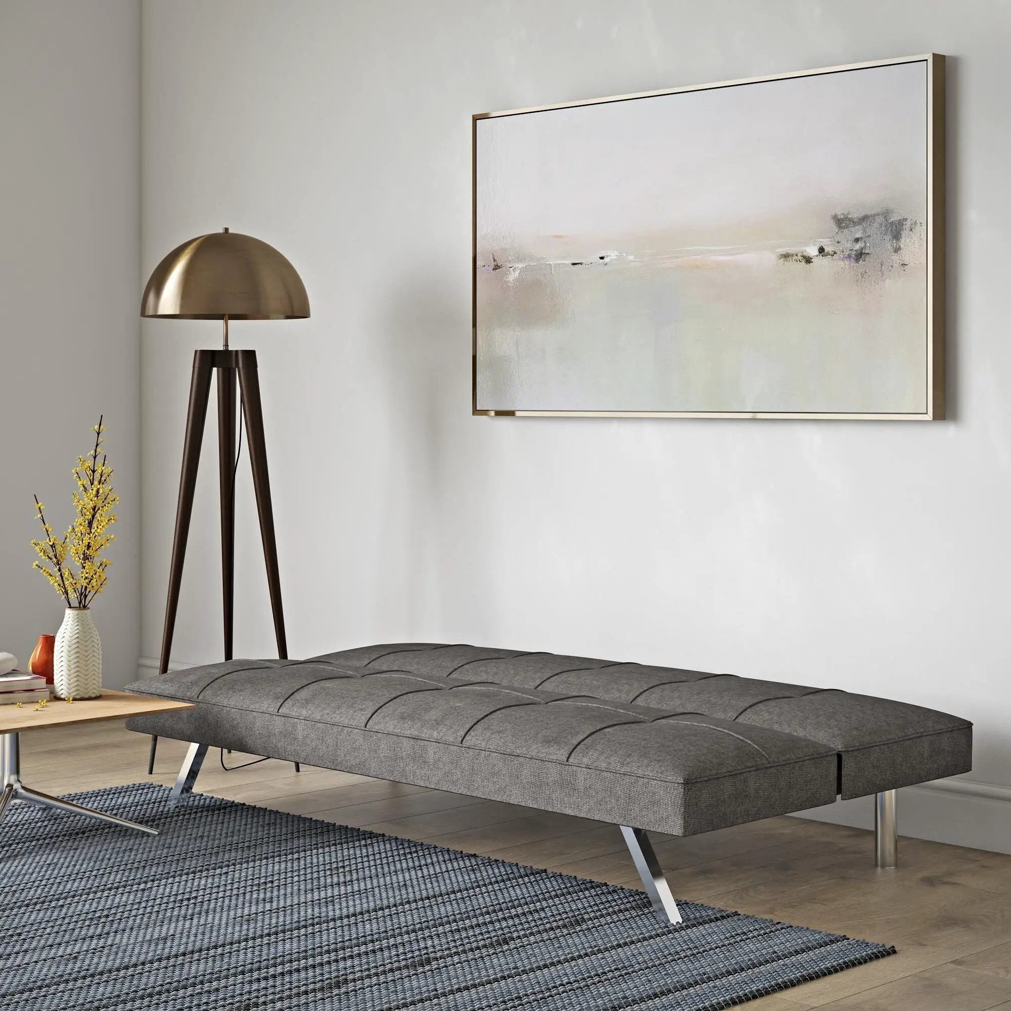 Futon Sofa Bed - Dark Gray by HouseOfZazla