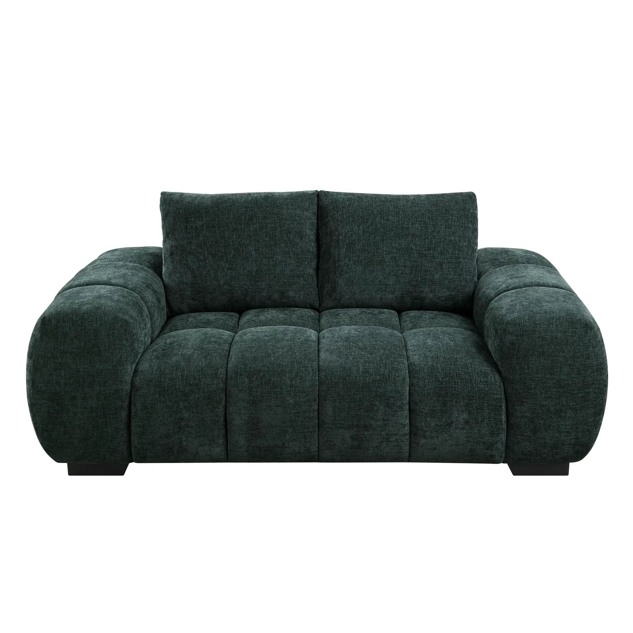 Ferrand Green Chenille Loveseat by HouseOfZazla