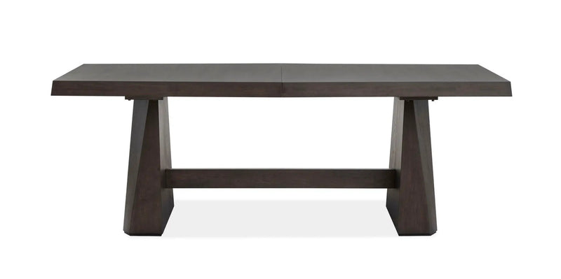 Tauren - Extendable Double Pedestal Dining Table - Coffee Bean, photo 4 of 7