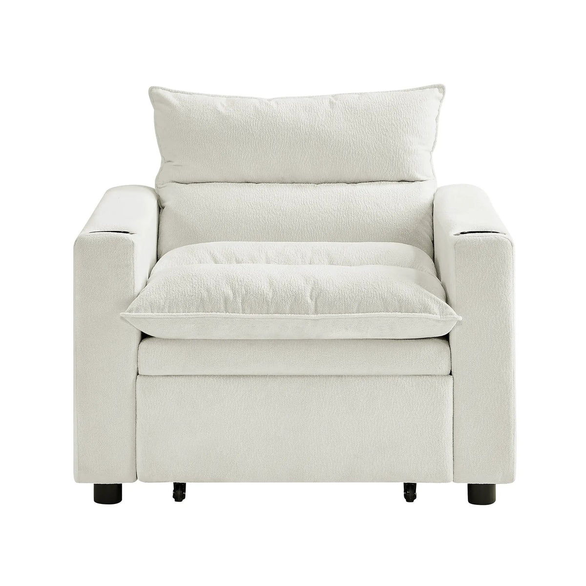 Sleeper Sofa Chair Bed - Convertible 3-in-1 Design by HouseOfZazla