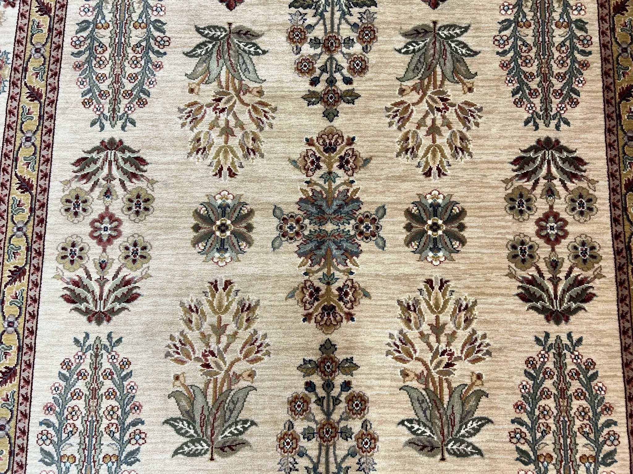 Karastan Rug 8.8 x 12, Ashara Amritsar #549, Oatmeal Color, Wool Pile Karastan Carpet, Discontinued Karastan Area Rug, Decorative by Jewel Rugs