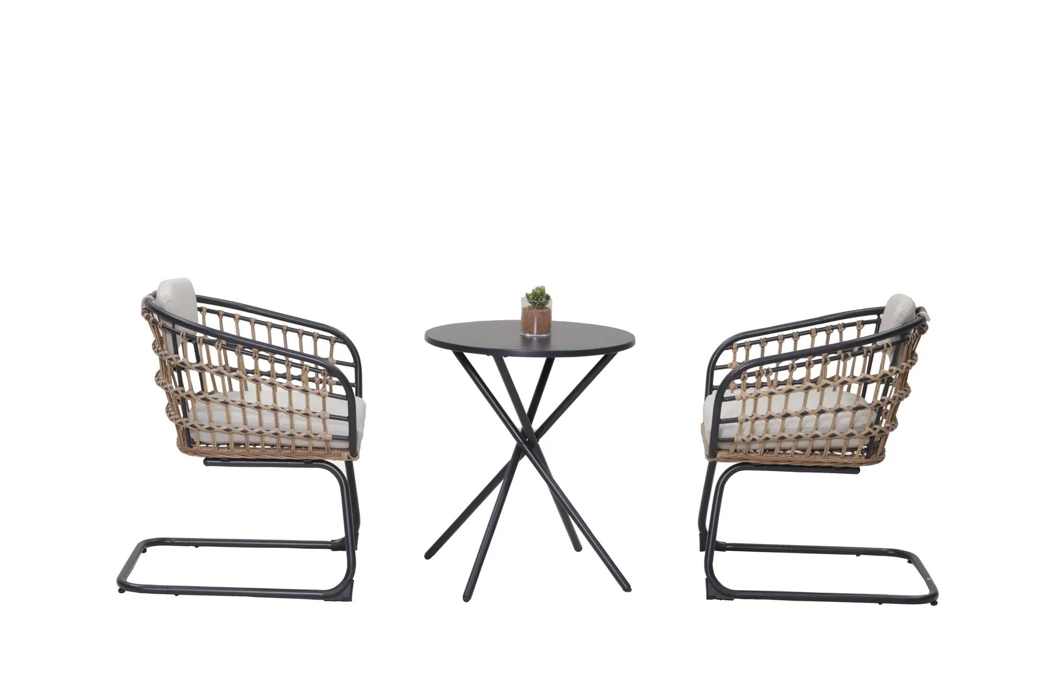 3-Piece Outdoor Wicker Bistro Set by HouseOfZazla