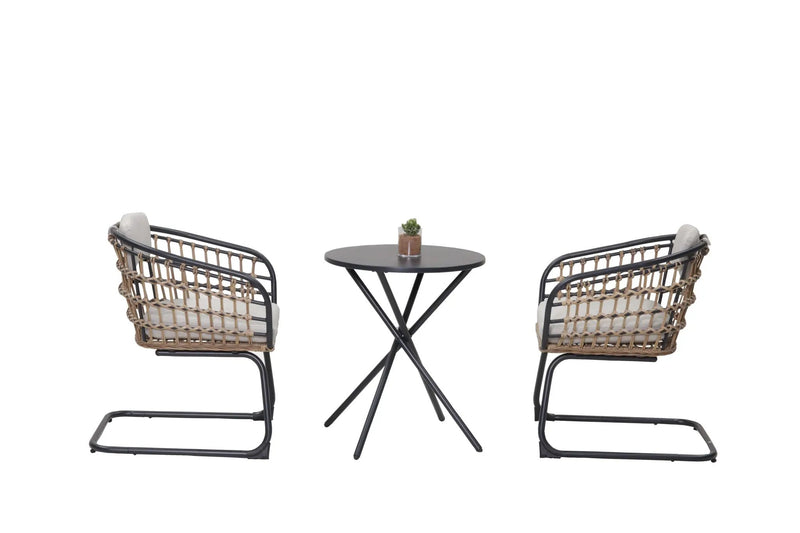 3-Piece Outdoor Wicker Bistro Set by HouseOfZazla
