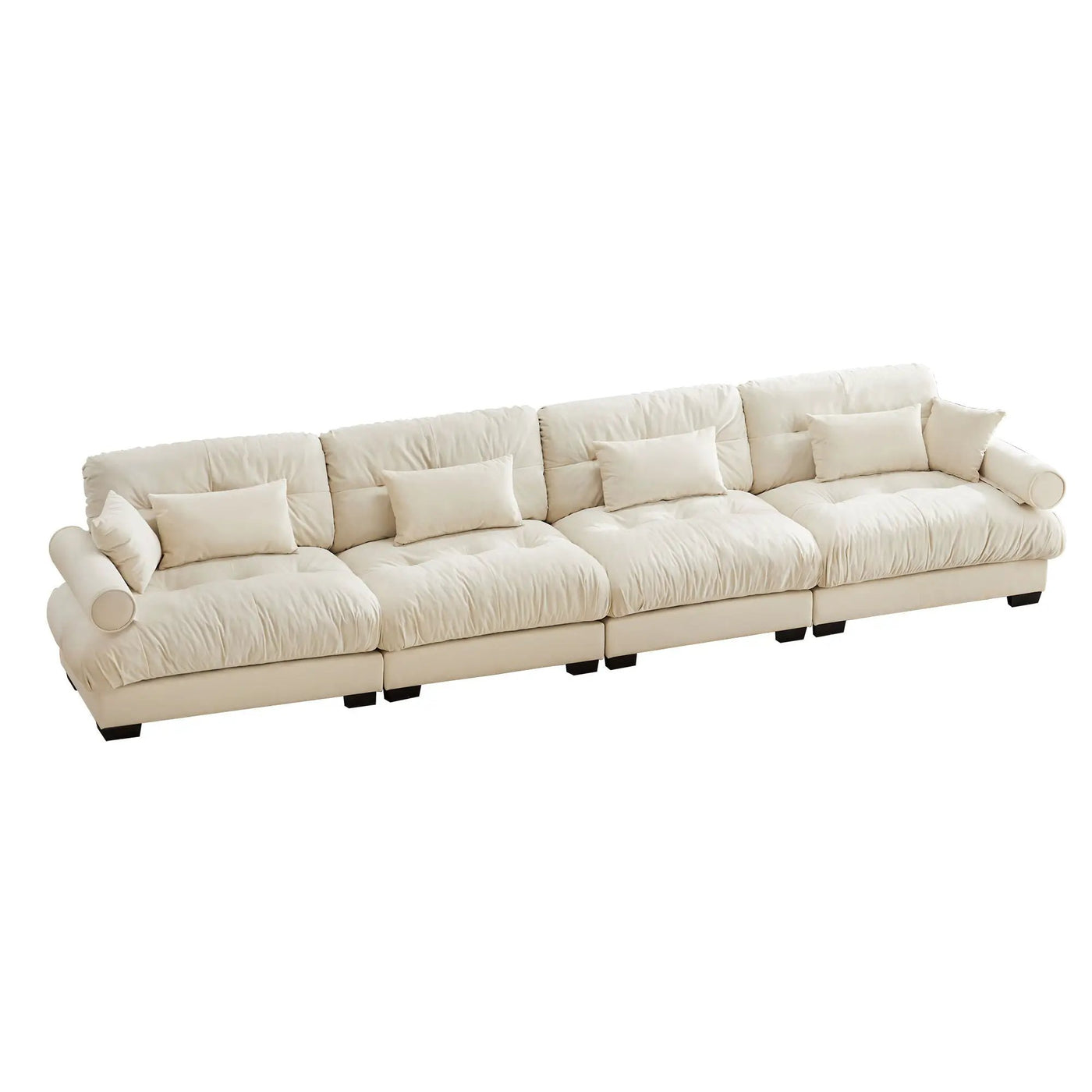 Super Comfort Oversized Modular Sectional Sofa, Deep Seat Convertible L Shaped Couch by Unique Piece Furniture