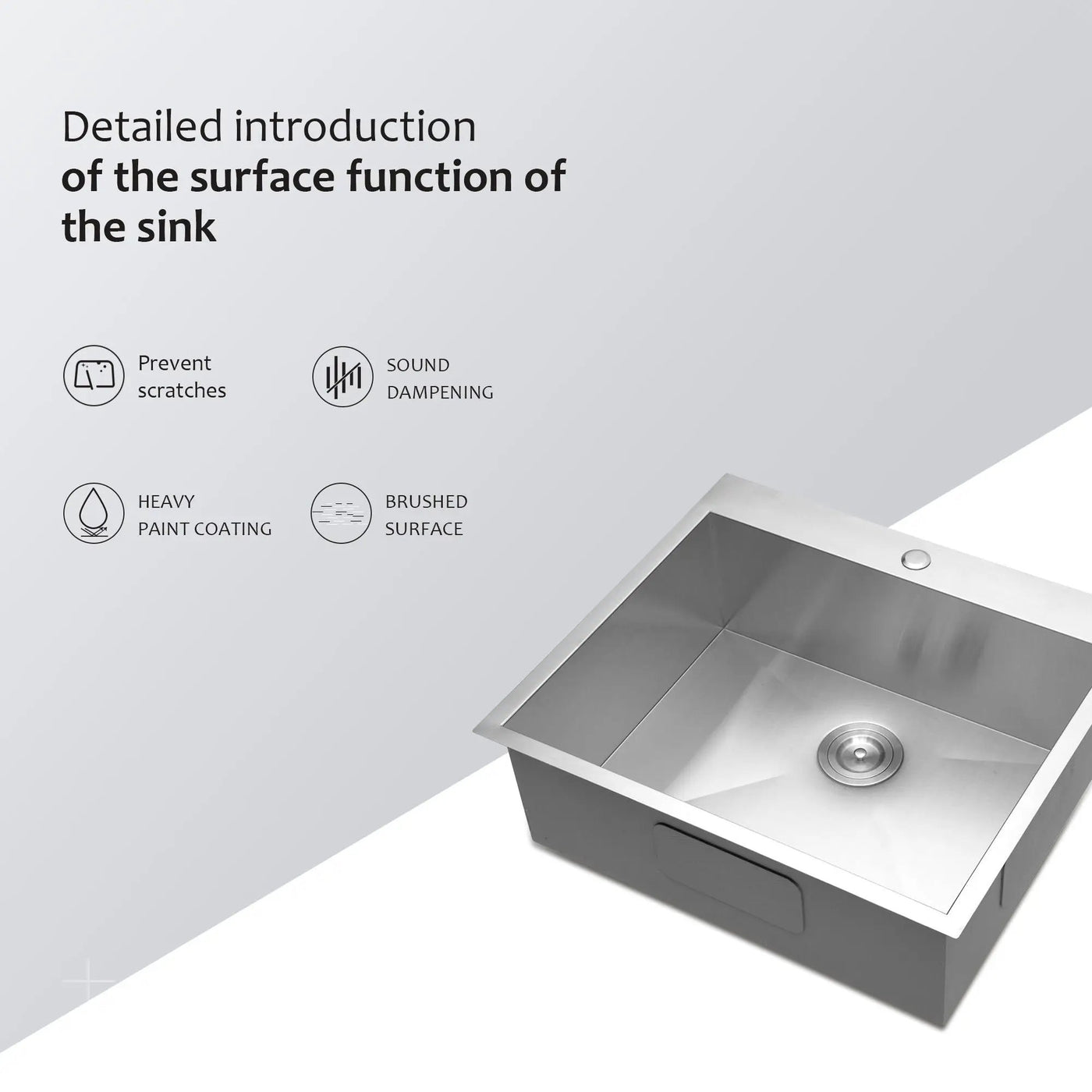Stainless Steel Drop In Kitchen Sink, Topmount by HouseOfZazla