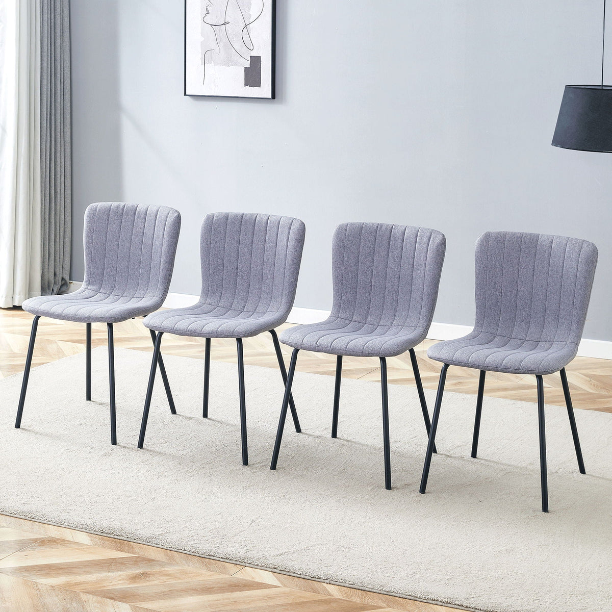 Luxury Minimalist Dining Chairs (Set of 4), photo 9 of 9
