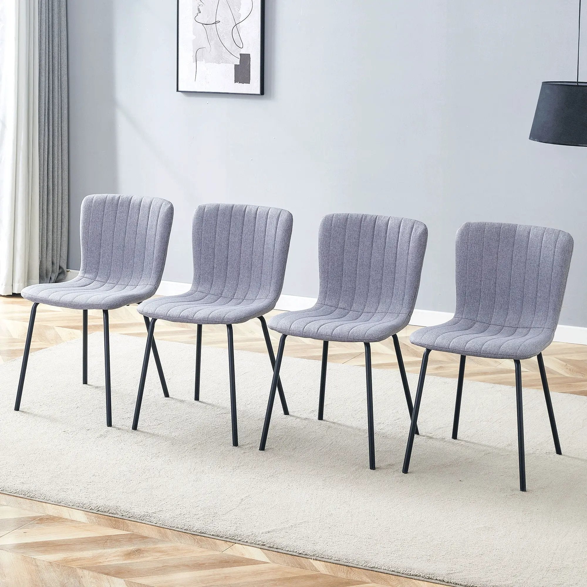 Luxury Minimalist Dining Chairs (Set of 4) by HouseOfZazla