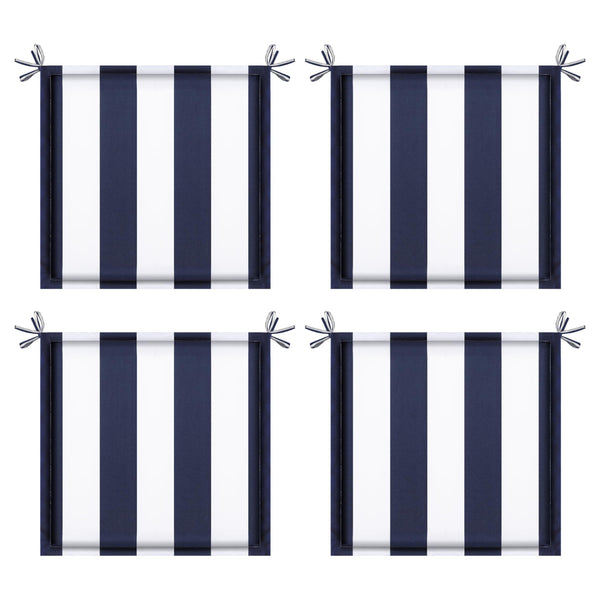 4PCS Outdoor Patio Seat Cushion Replacement with Ties