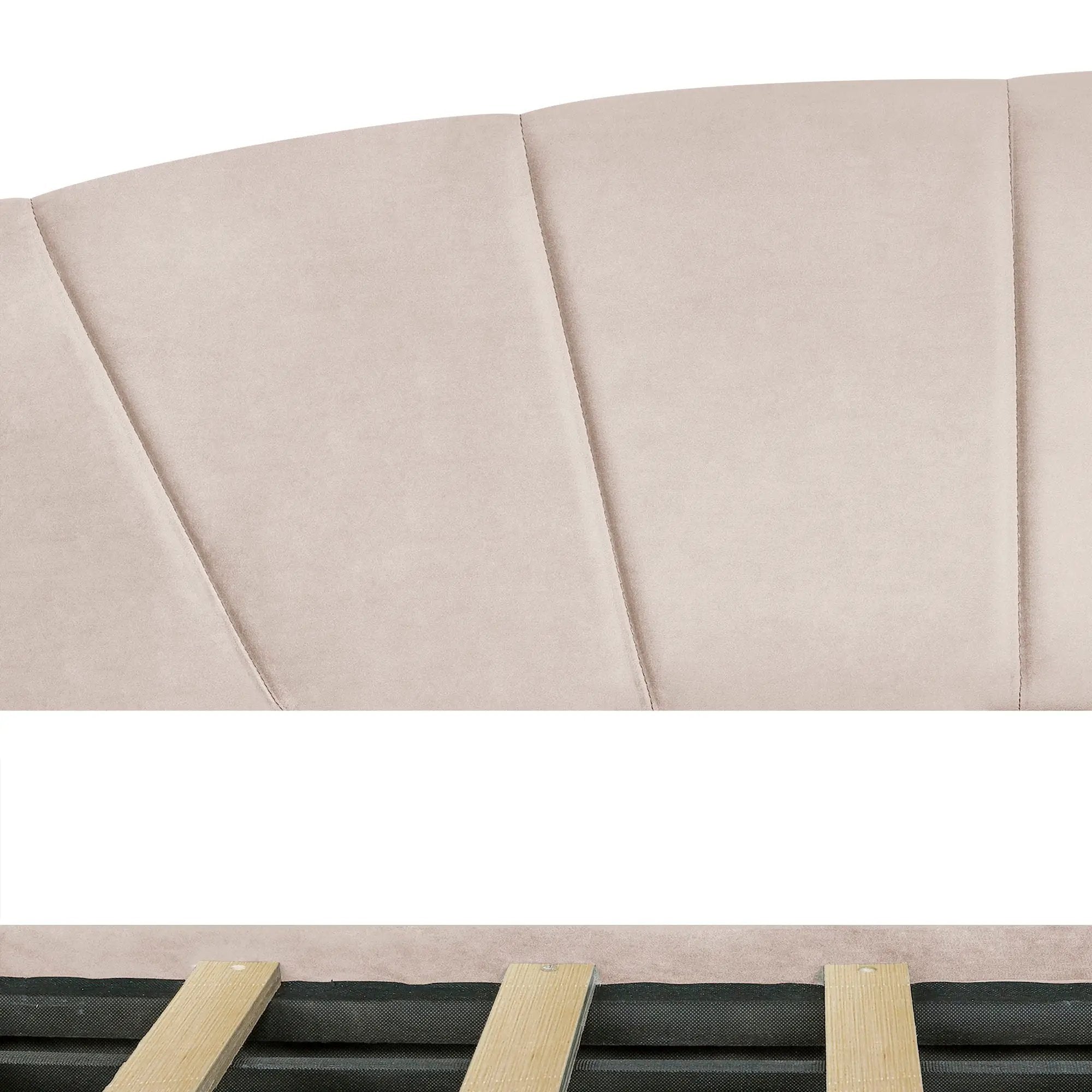 Upholstered Daybed With Two Drawers And Wood Slat by HouseOfZazla